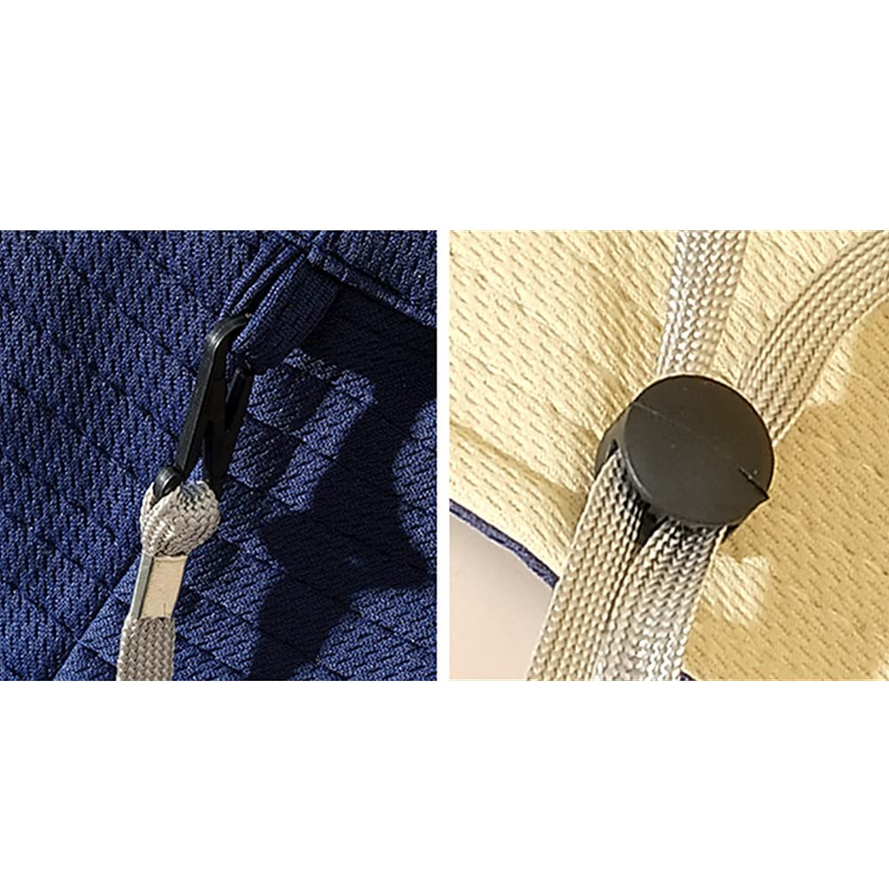 Foldable Beach Fishing Cap UV Sun Protection Waterproof Breathable Wide Brim Bucket Sun Hat for Women - Image 7